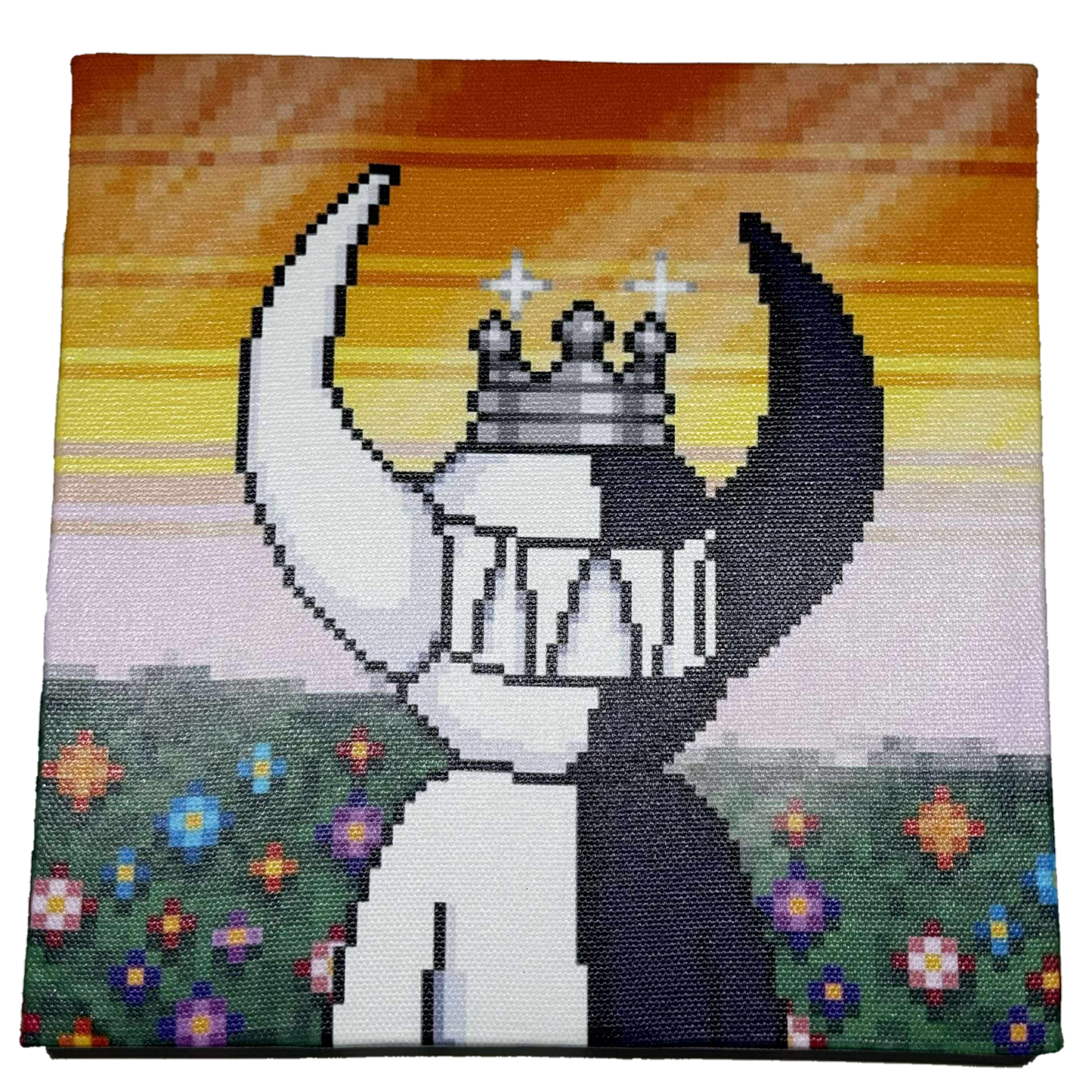D3V1L1SH 1/1 CANVAS (KINGBVLLY #4) (SUNSHINE)