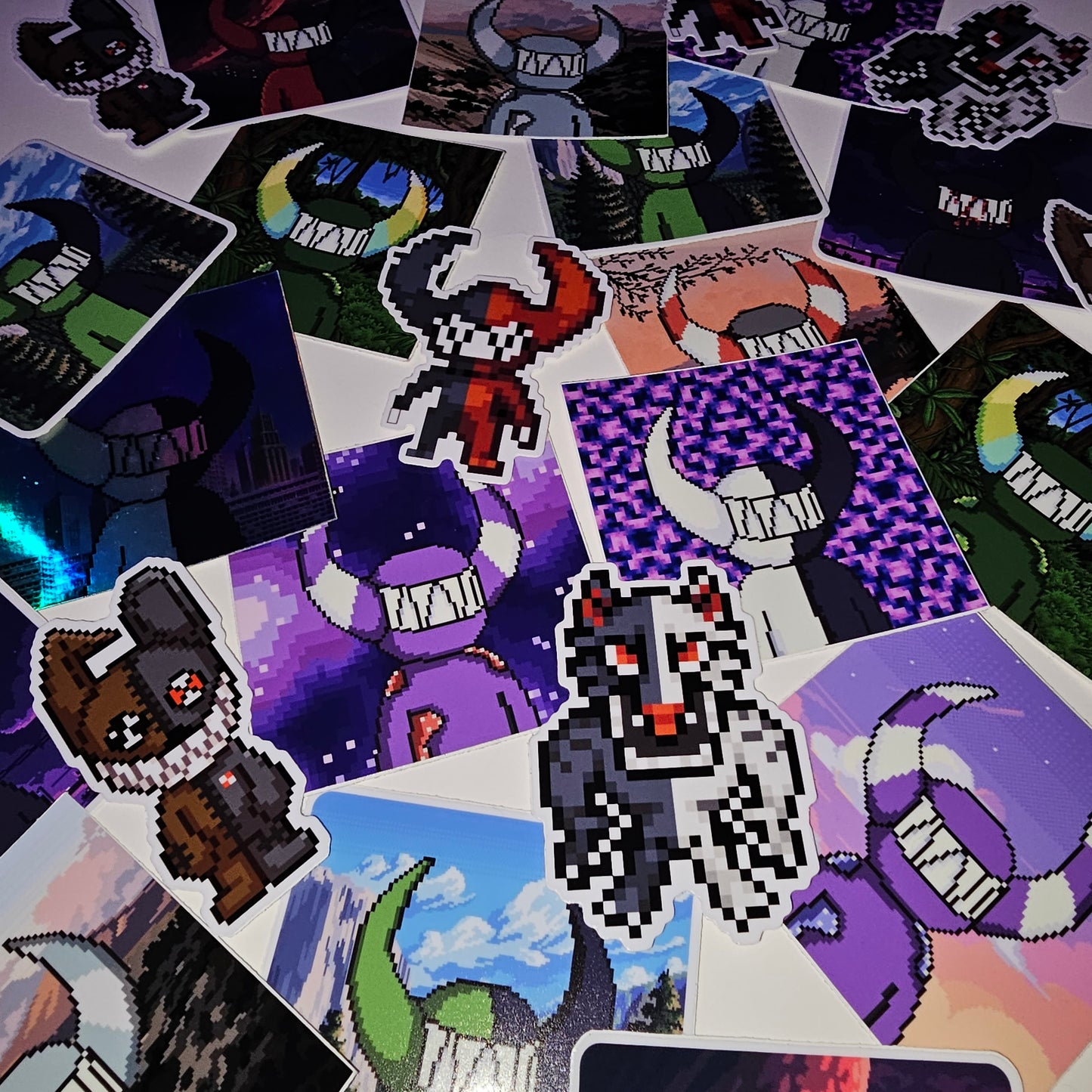 D3V1L1SH RANDOM STICKER PACK (TIER #3) (PIXEL)