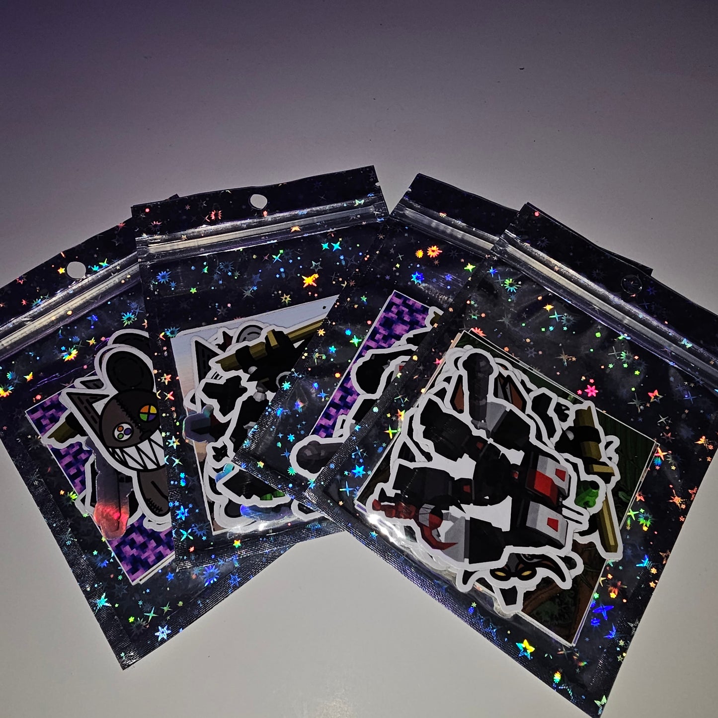 D3V1L1SH RANDOM STICKER PACK (TIER #4) (MECHA)