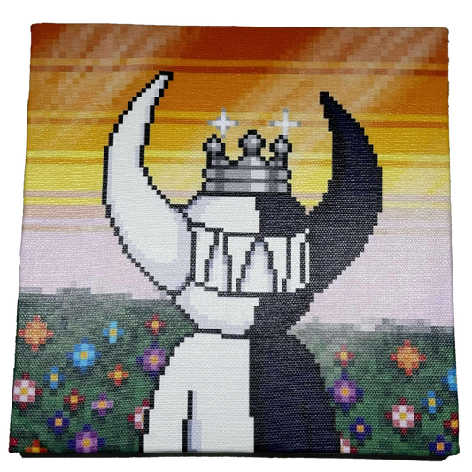 D3V1L1SH 1/1 CANVAS (KINGBVLLY #4) (SUNSHINE)