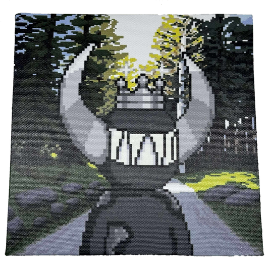 D3V1L1SH 1/1 CANVAS (KINGBVLLY #3) (NATURE)