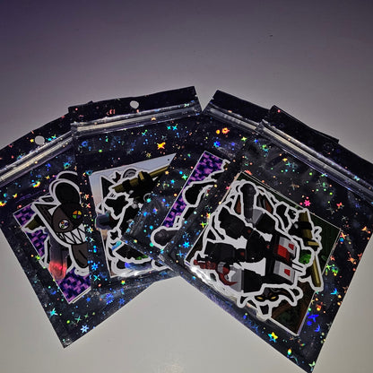 D3V1L1SH RANDOM STICKER PACK (TIER #4) (MECHA)
