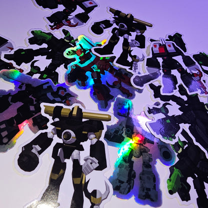 D3V1L1SH RANDOM STICKER PACK (TIER #4) (MECHA)